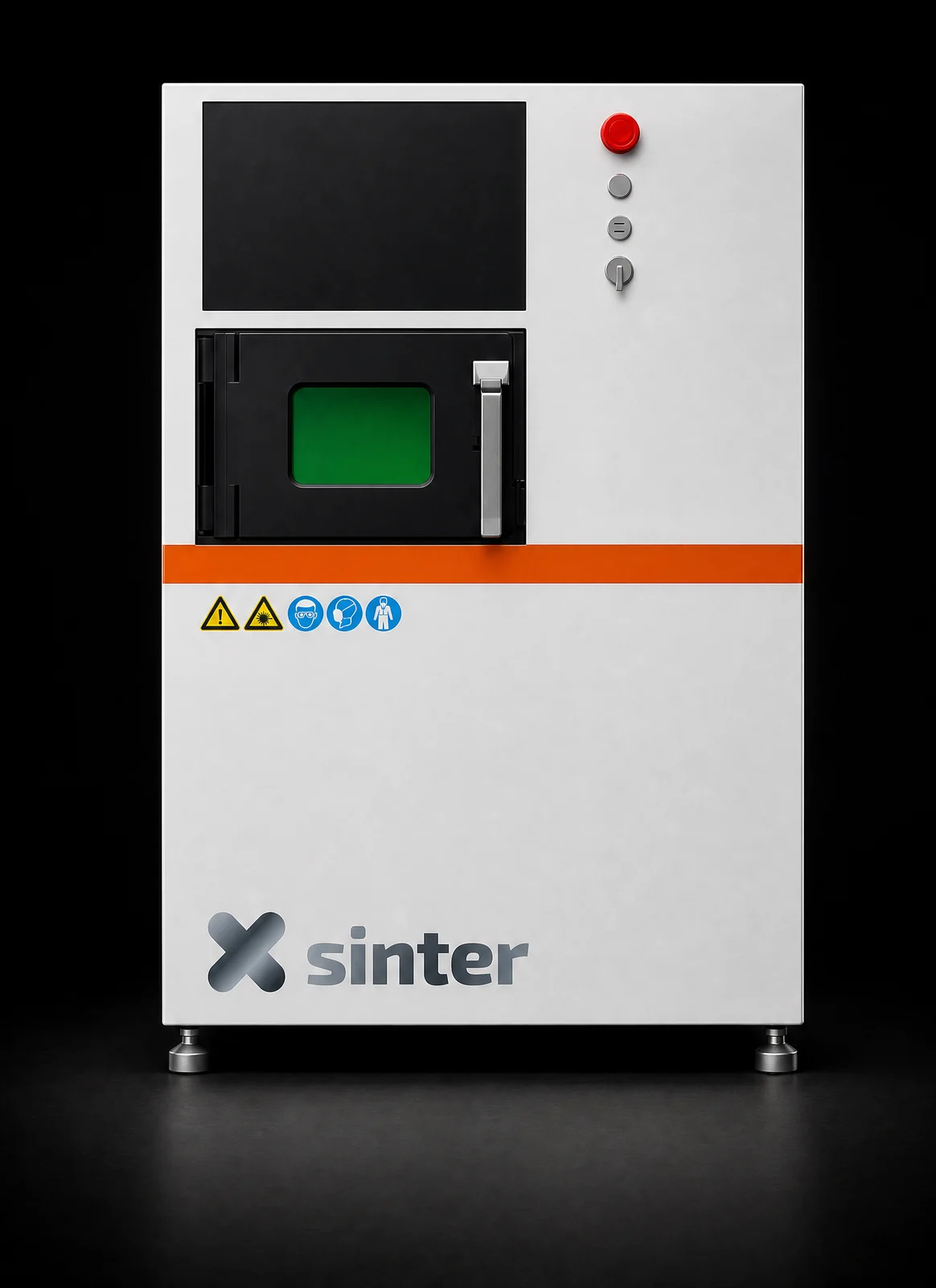 X sinter metal 3D printer, front