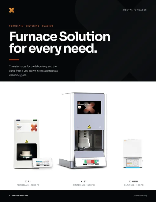 X Furnace brochure — cover
