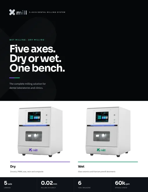 X mill brochure — cover